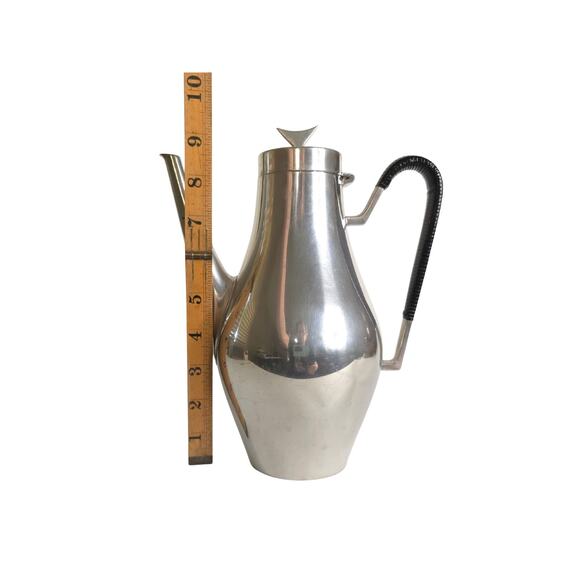 Reed & Barton MCM Pewter Coffee Pot, Denmark Pattern, John Prip Designer - Picture 8 of 14